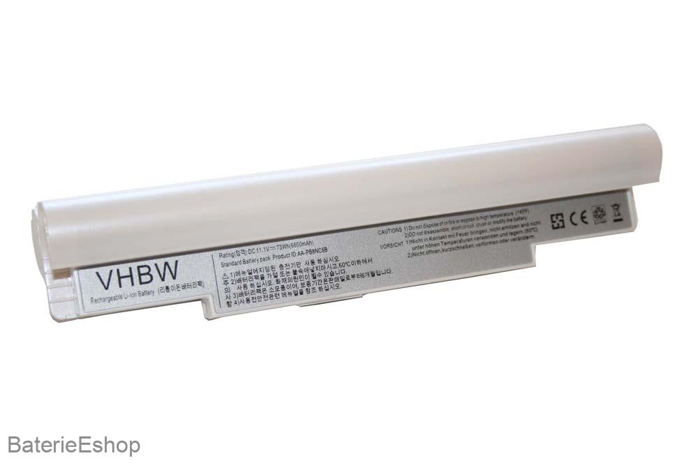 VHBW 0777 batéria Samsung NC10 4400mAh biela Li-Ion - neoriginálna