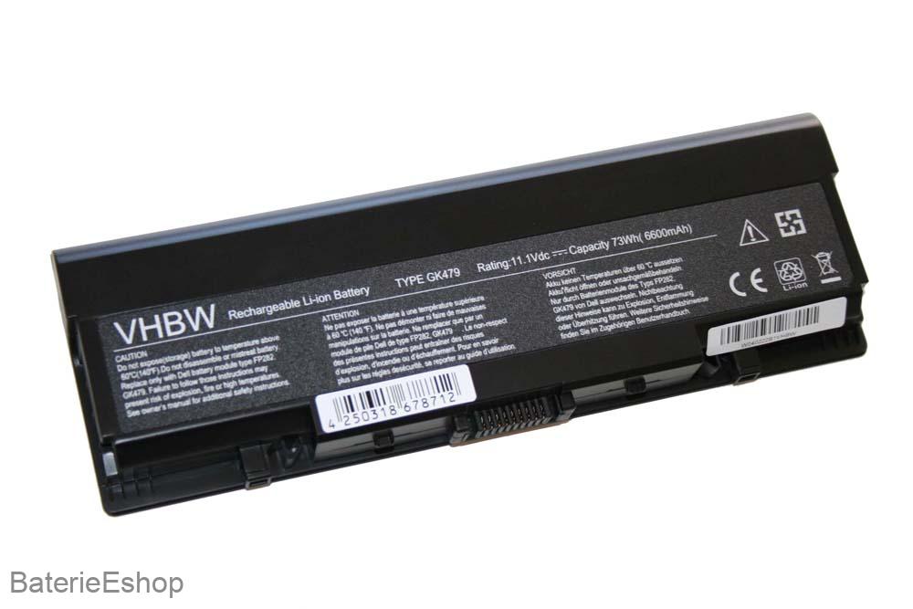 VHBW batéria Dell Inspiron 1520 , 6600mAh11.1V Li-Ion 1327 - neoriginálna