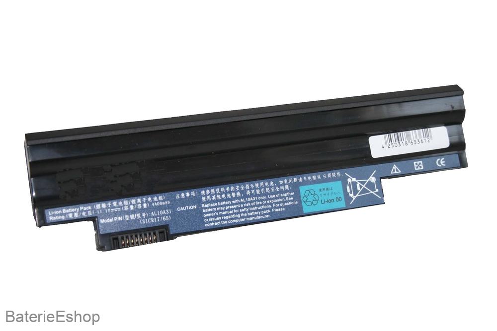 batéria VHBW Acer Aspire One D255 , 4400mAh 11.1V Li-Ion 2629 - neoriginálna