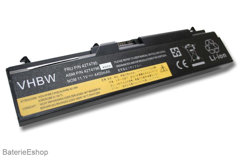 VHBW batéria IBM Lenovo Thinkpad T510 , 4400mAh 11.1V Li-Ion 2359 - neoriginálna