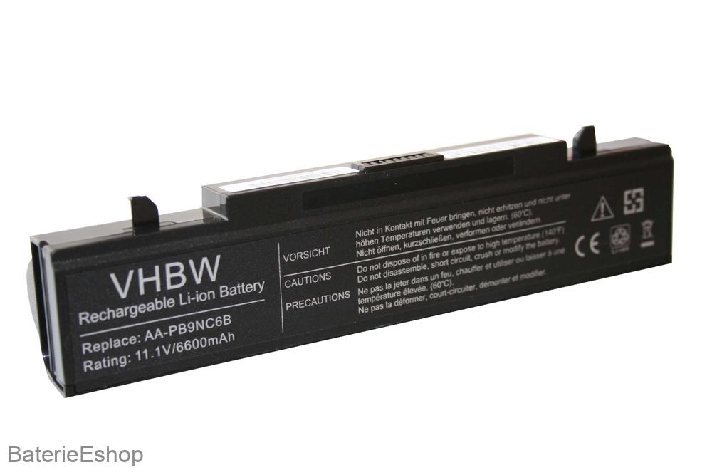 VHBW 3283 batéria Samsung Q318 , 6600mAh  čierna Li-Ion - neoriginálna