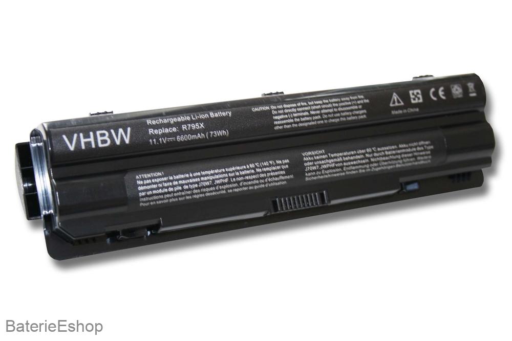 VHBW batéria Dell XPS 14 , 6600mAh 11.1V Li-Ion 3804 - neoriginálna