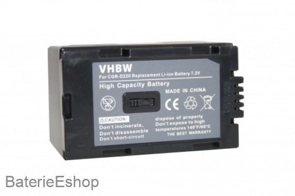 VHBW batéria Panasonic  CGR-D220