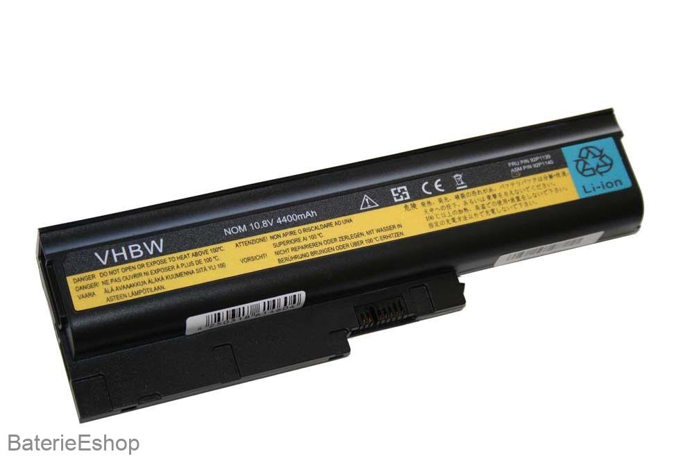 batéria VHBW  IBM Thinkpad T60 / R60 10.8V 4400mAh Li-Ion 1093 - neoriginálna
