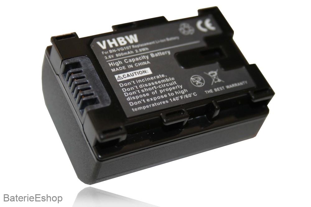 VHBW batéria JVC BN-VG108E mit Infochip