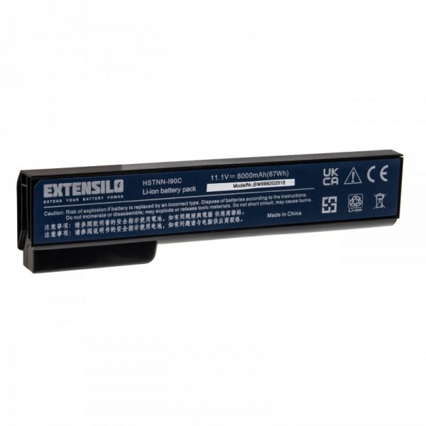 batéria  EXTENSILO  PREMIUM , HP Compaq Elitebook 8460p ,6000mAh 