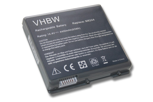 batéria 1190 VHBW APPLE POWERBOOK G4 4400mAh ,14.4V Li-Ion - neoriginálna