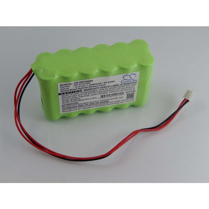 VHBW batéria NIMH-batérie - 2000mAh (14,4)  Acroprint 58-0114-000