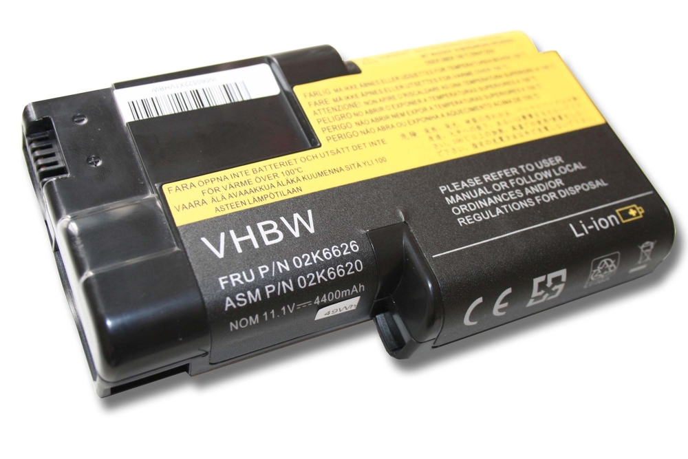 VHBW batéria IBM Thinkpad T20 , 4400mAh 10.8V Li-Ion 1106 - neoriginálna