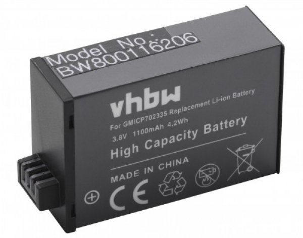 VHBW batéria Garmin Virb 360 1100mAh