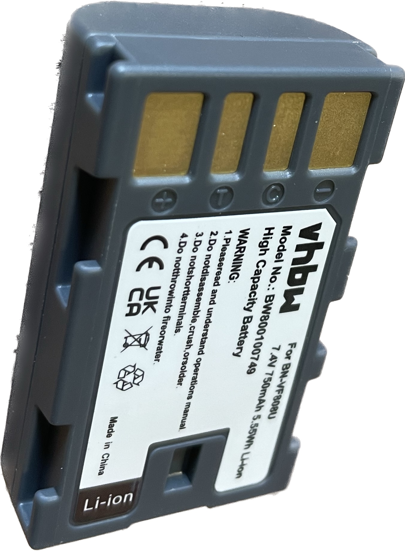 VHBW batéria JVC BN-VF808 / VF808U Infochip