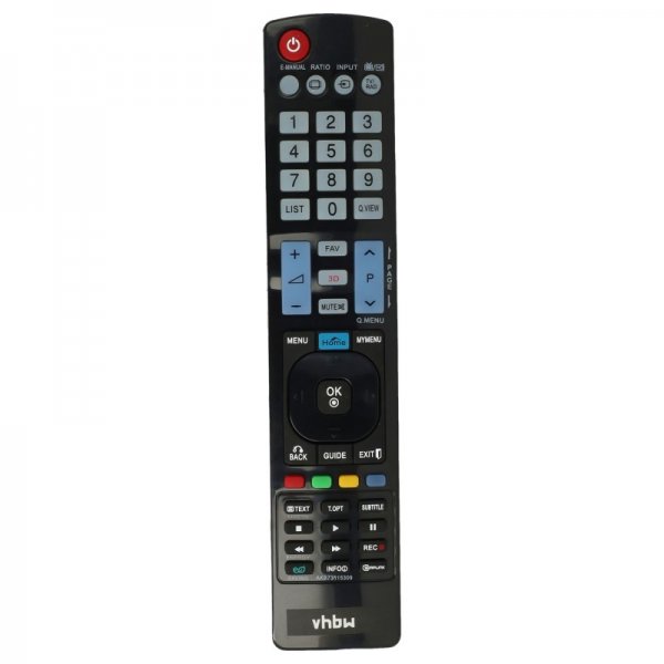 Diaľkové ovládanie ako AKB73615309 pre LG TV a ďalšie