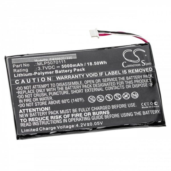Batéria pre Autel MaxiSys Mini atď. ako MLP5070111, 5000mAh