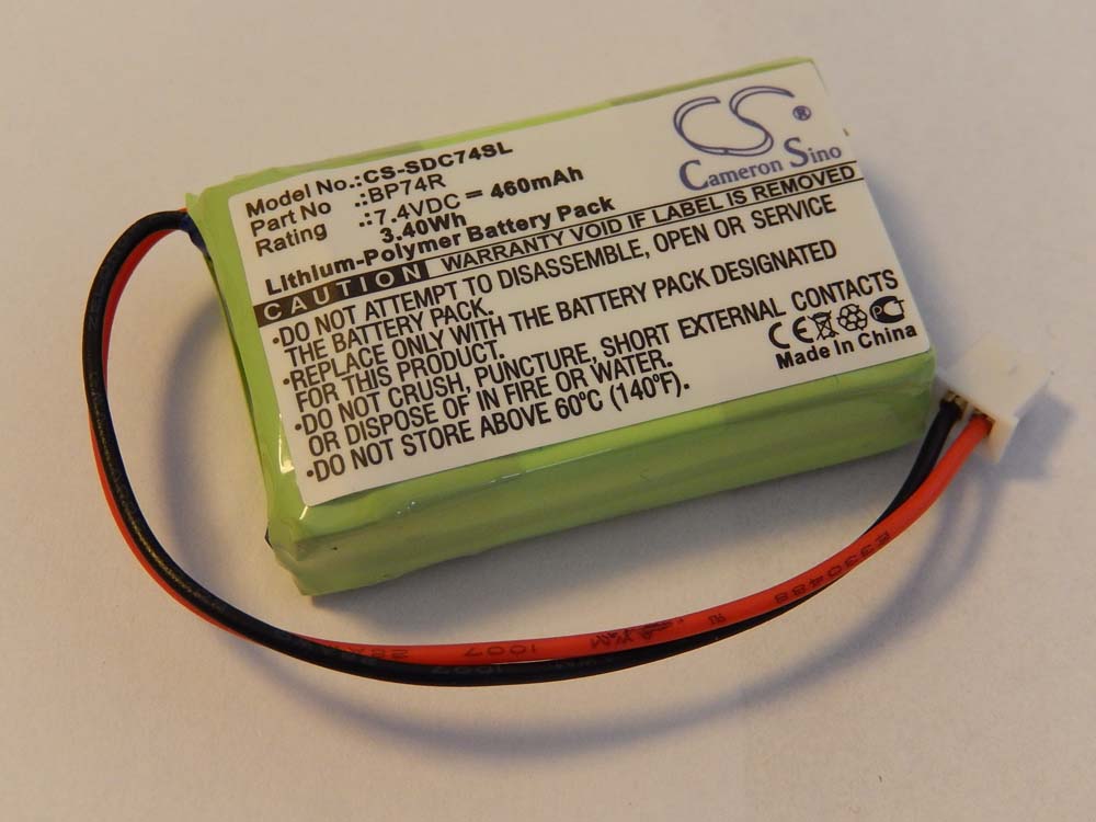 Batéria do obojku pre psa ako náhrada za Dogtra BP74R - 460mAh 7,4V Li-Polymer