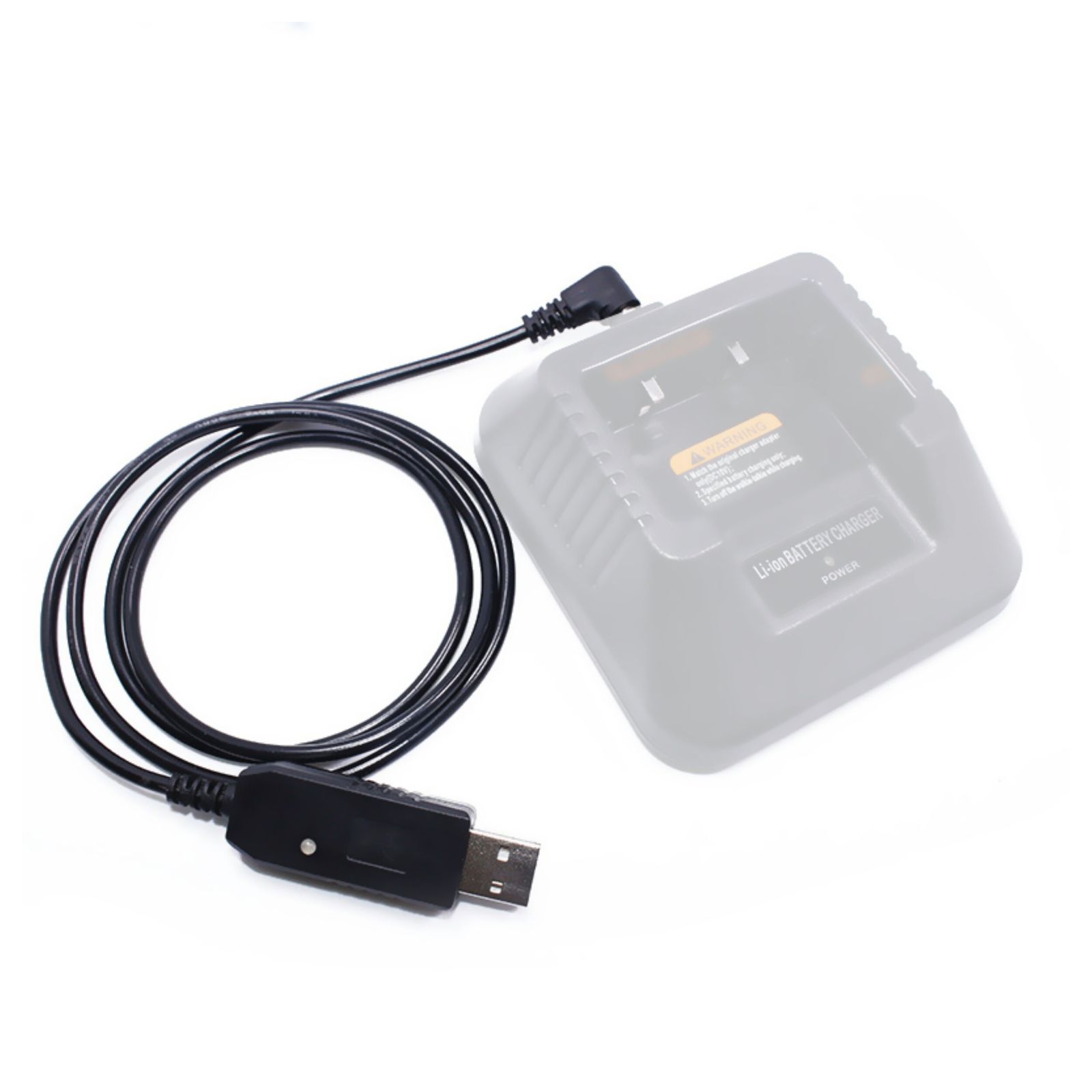 USB kábel pre 10V nabíjacie stanice od Boafeng UV-82HP a iné, dĺžka 1m